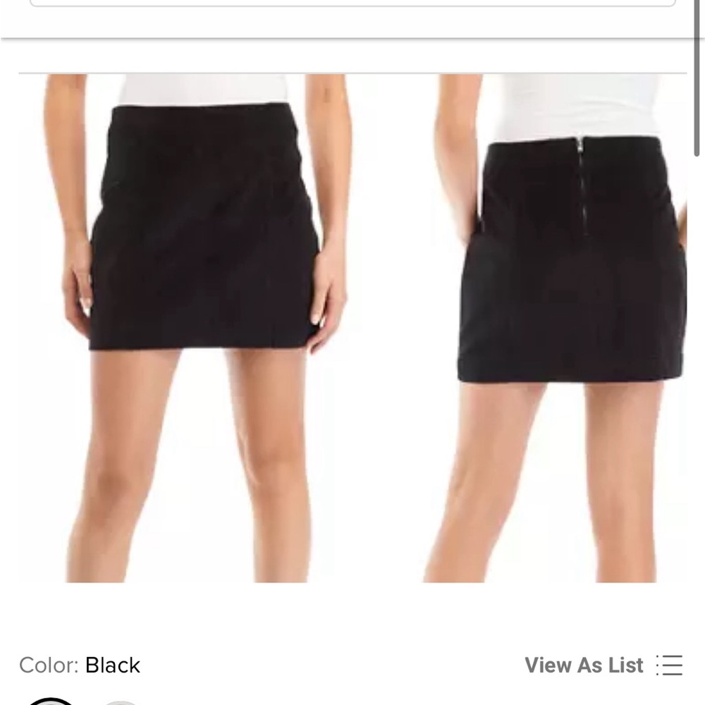True Craft Corduroy Seamed Skirt